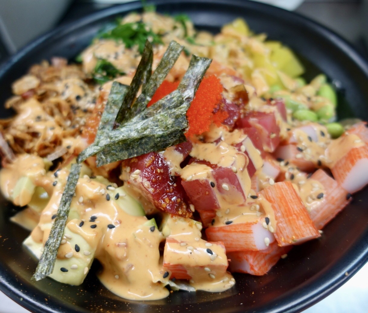 Order Poke Bowl food online from Sushi Thai II store, Vernon Hills on bringmethat.com