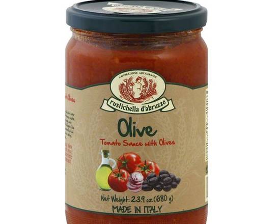 Order Rustichella Pasta Sauce Olive (23 oz) food online from Ranch Market Too store, Yountville on bringmethat.com