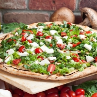 Order Caprese Skinny Pizza food online from Prime Roast Beef & Pizza store, Danvers on bringmethat.com