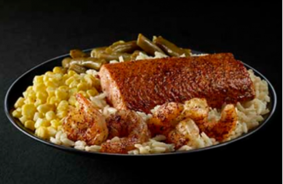 Order Grilled Salmon & Shrimp Platter food online from Long John Silver's store, Springfield on bringmethat.com