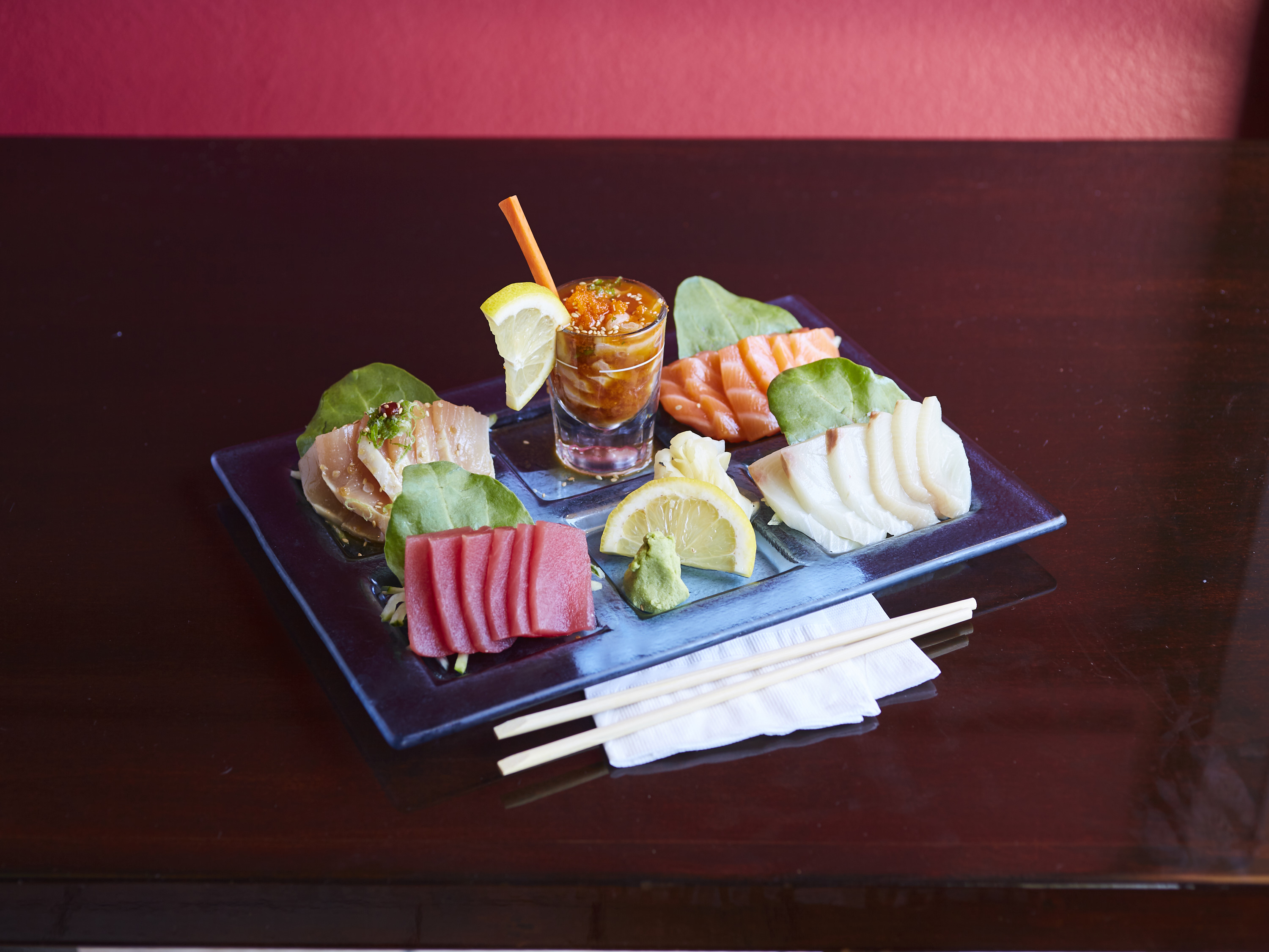 Order Tsunami Sashimi Plate food online from Sushi Ichi 805 store, Port Hueneme on bringmethat.com