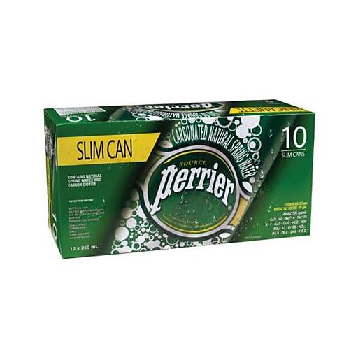 Order Perrier Sparkling Water Slim Can (10PK 250ML) 114885 food online from Bevmo! store, Chico on bringmethat.com