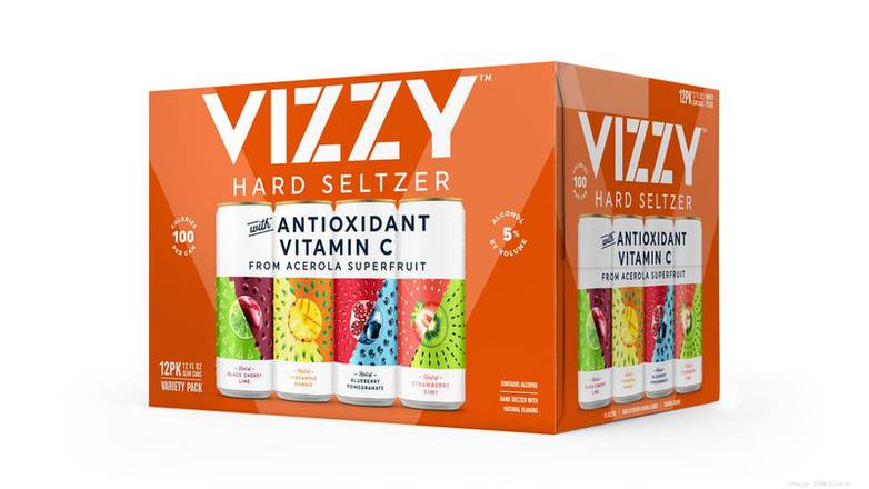 Order Vizzy Hard Seltzer With Antioxidant 12 Can Pack food online from Deerings Market store, Traverse City on bringmethat.com