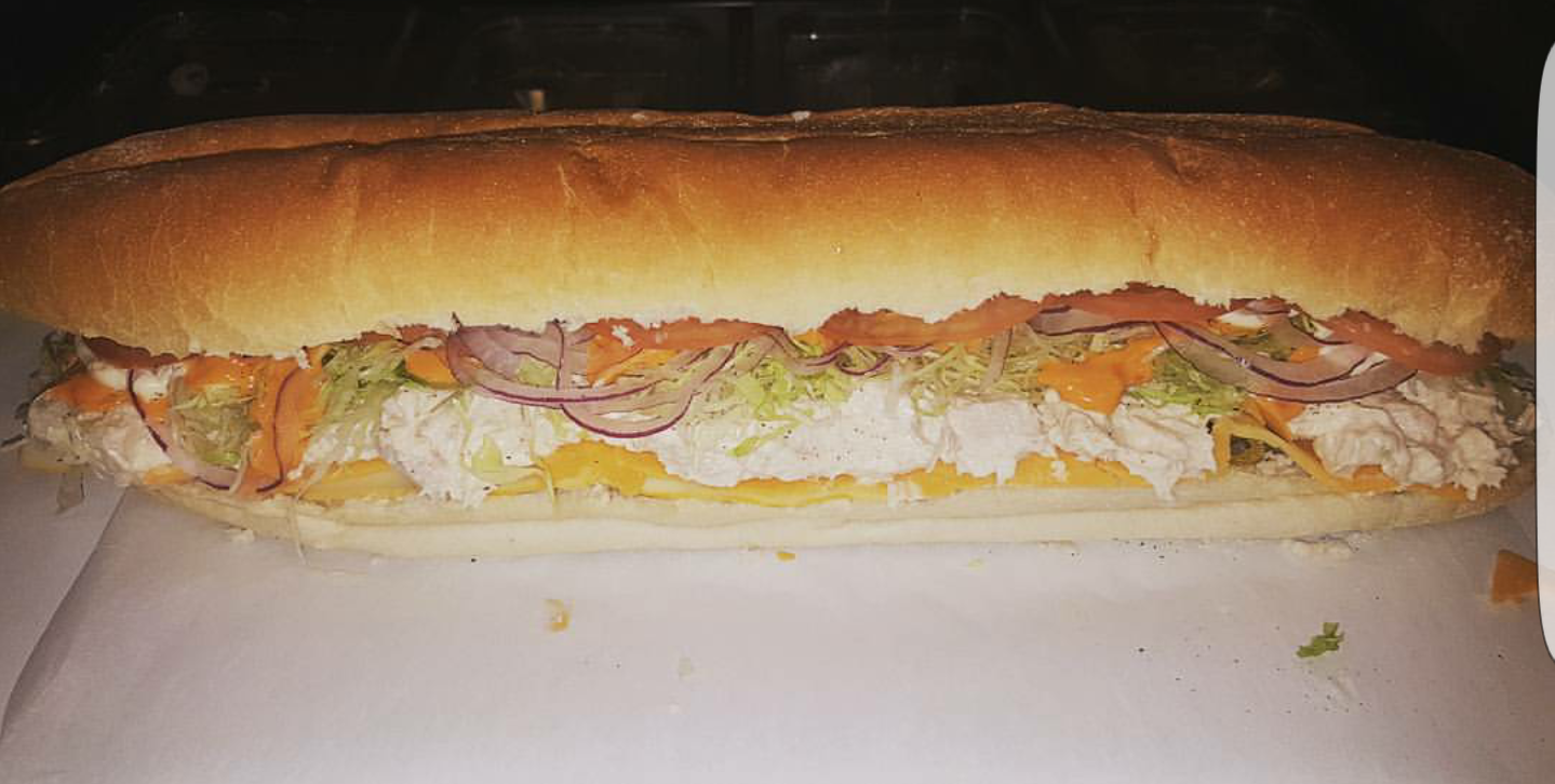 Order Large Chicken Salad food online from Super hero sub shop store, Jersey City on bringmethat.com