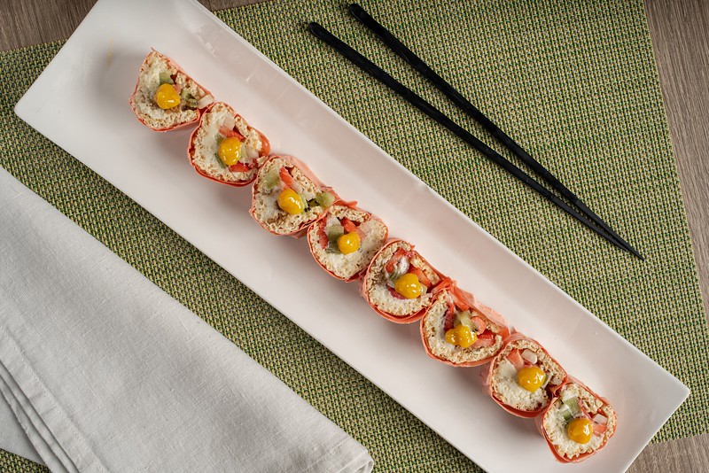 Order 23. Unicorn Roll food online from Sushi Aji store, Lafayette on bringmethat.com