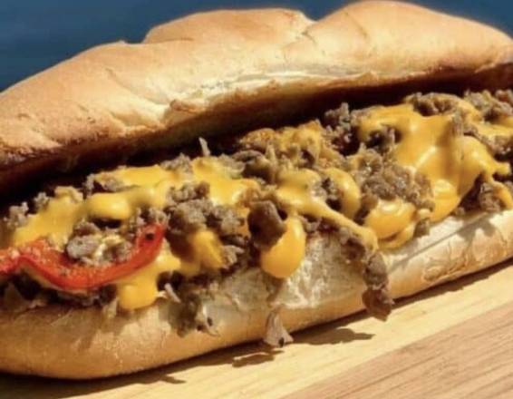 Order Philly Cheesesteak Sandwich food online from Shahzad's Halal Food store, Sayreville on bringmethat.com