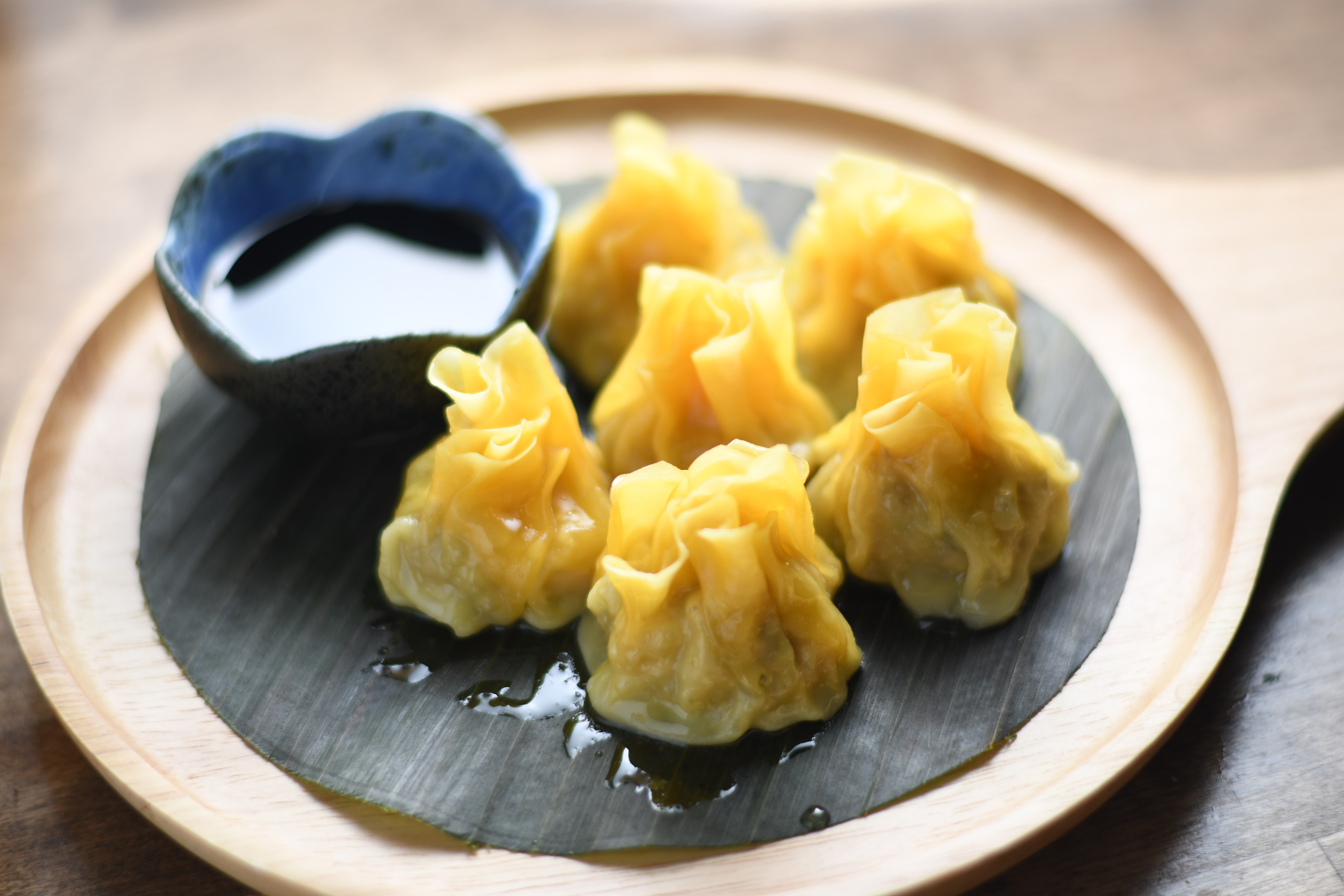 Order Chicken and Shrimp Shumai (Kanom Jeep) food online from Samui Thai Cuisine store, Southbury on bringmethat.com