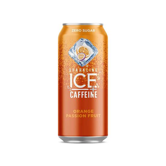 Order Sparkling Ice +Caffeine Orange Passion Fruit Sparkling Water food online from Deerings Market store, Traverse City on bringmethat.com