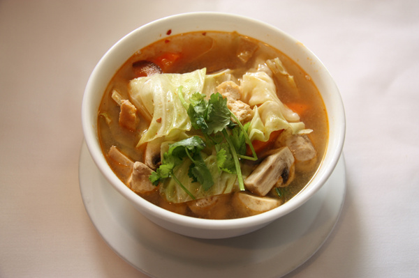 Order Tom Yum Soup food online from Ploy Ii-Thai Cuisine store, San Francisco on bringmethat.com