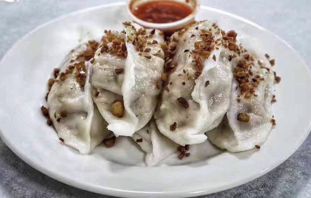 Order 9. Pan-Fried Dumpling food online from Thai Villa store, Bernardsville on bringmethat.com