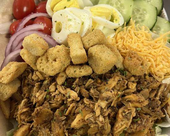 Order Jerk Chicken Salad food online from Supremefries and More store, Zion on bringmethat.com
