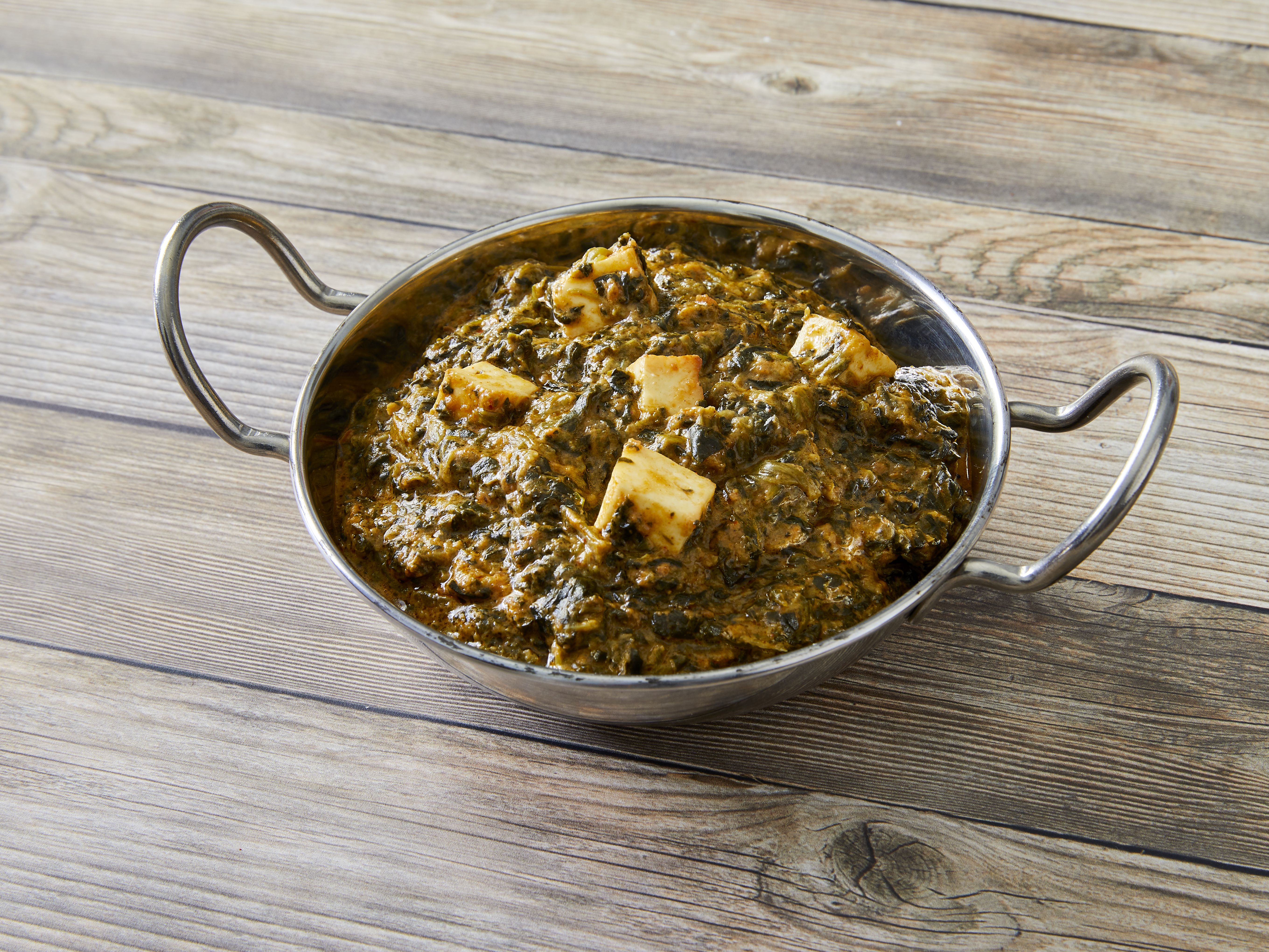 Order Sag Paneer food online from Hema's Kitchen store, Chicago on bringmethat.com