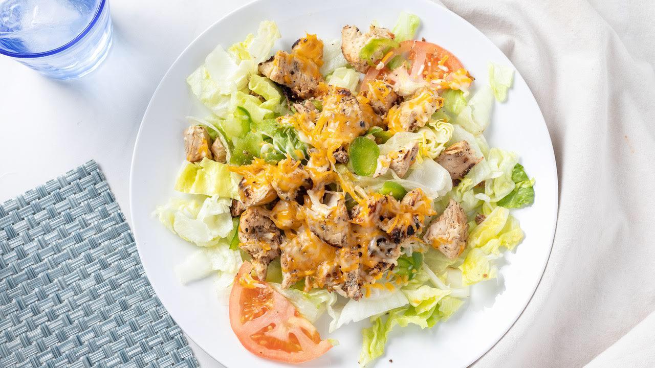 Order Grilled Chicken House Salad Combo food online from Chex Grill & Wings store, Charlotte on bringmethat.com