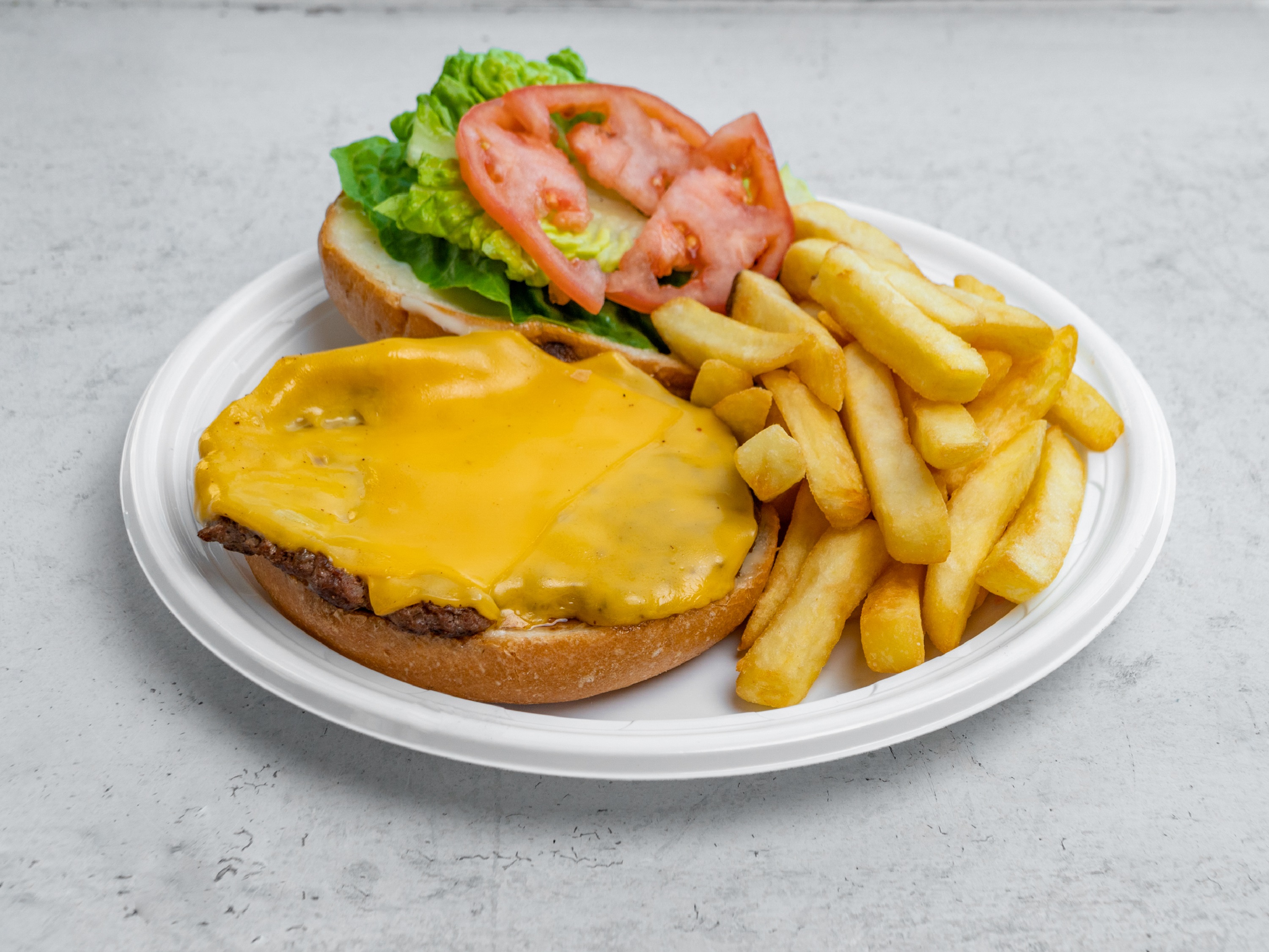 Order Cheeseburger food online from American wings and pizza store, Baltimore on bringmethat.com
