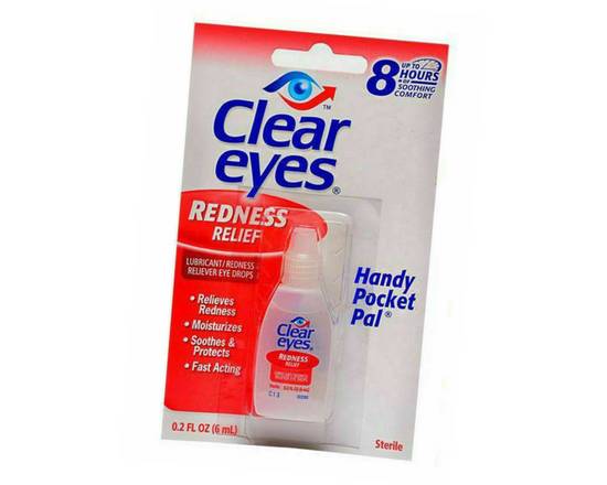 Order Clear Eyes Eye Drops (6ml) food online from Checkout Food Stores #47 store, Houston on bringmethat.com
