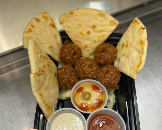 Order FALFEL SNACKS  food online from Shawarma Halal store, Austin on bringmethat.com