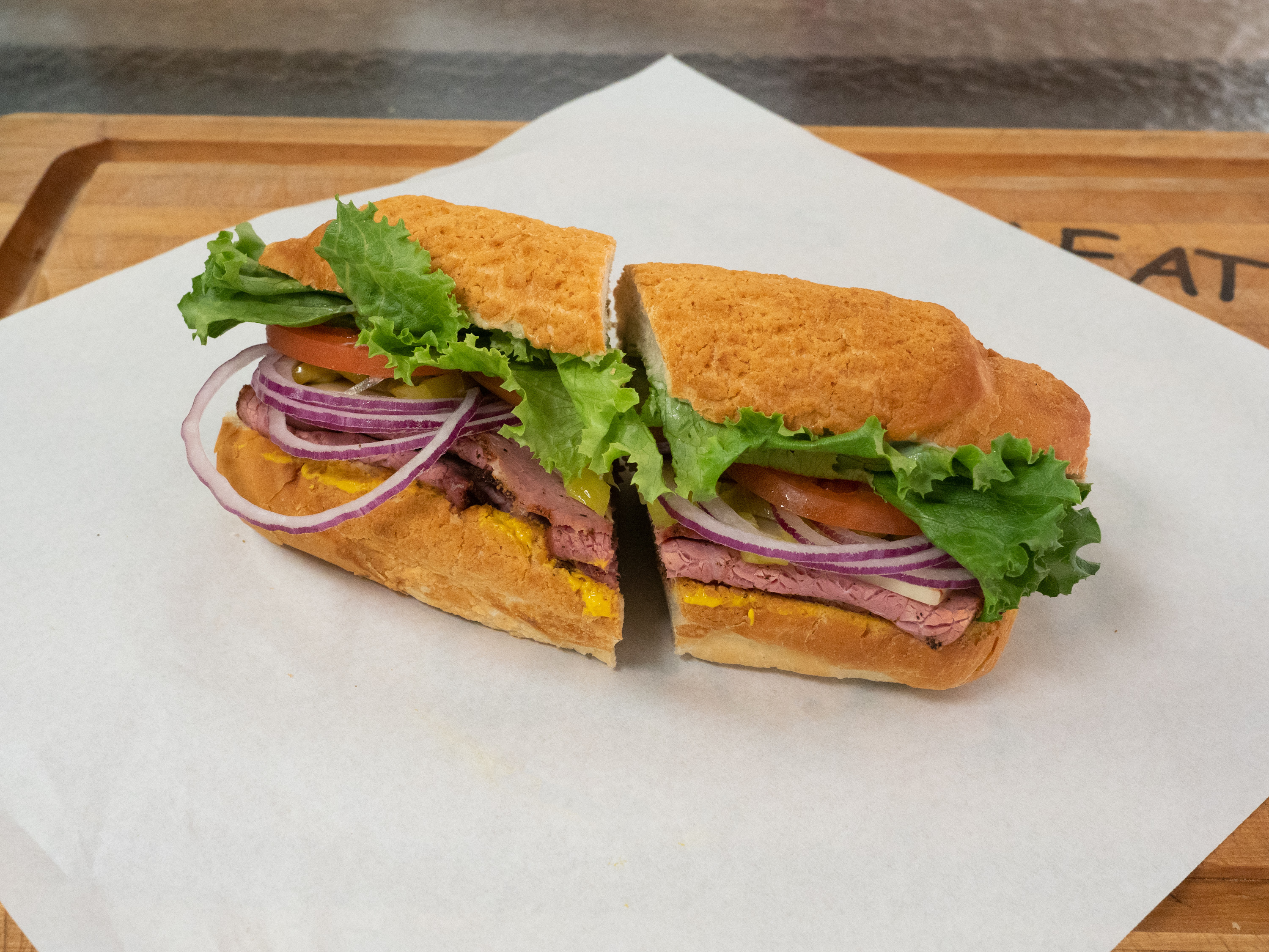 Order The Triple Bypass Sandwich food online from Los Gatos Meats & Smokehouse store, Los Gatos on bringmethat.com