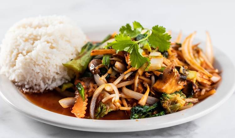 Order Spicy Veggie Me Up food online from Zato Thai Cuisine & Sushi Bar store, Dallas on bringmethat.com