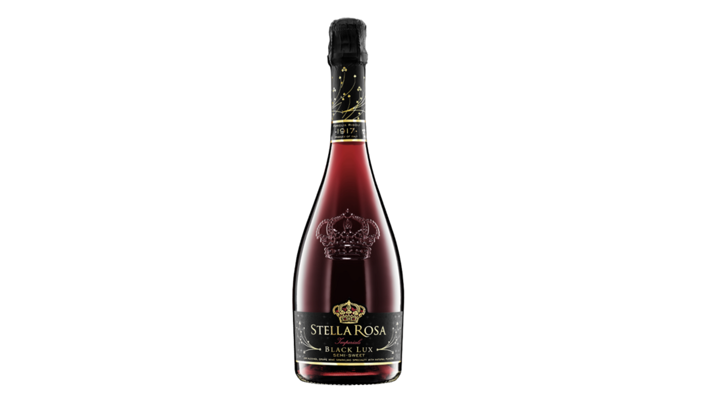 Order Stella Rosa L'Orginale Black Lux Semi - Sweet Red Wine Blend Sparkling Wine 750mL food online from M & M Liquor & Jr Market store, Anaheim on bringmethat.com