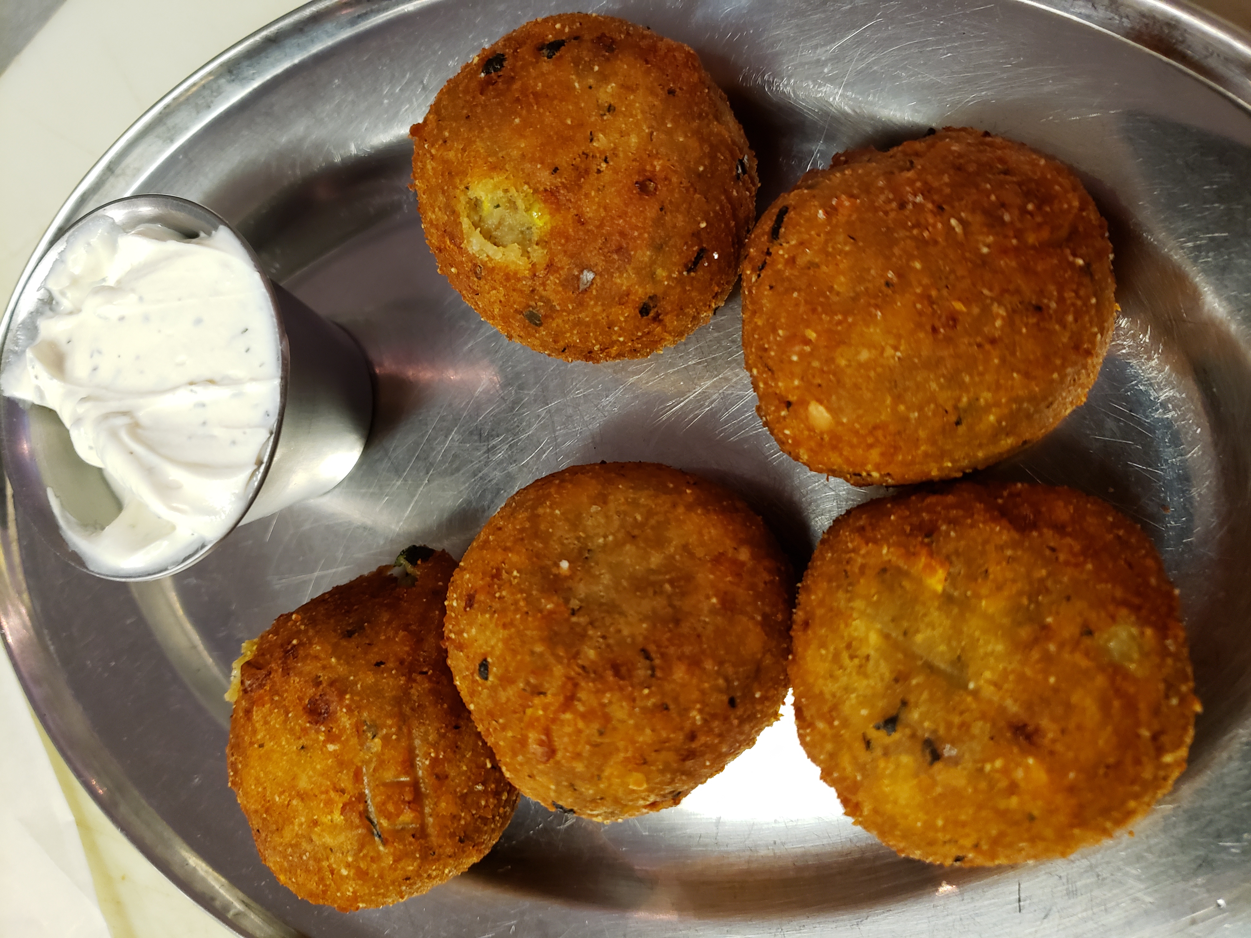 Order Squash Croquettes food online from Athena Greek Cafe & Bakery store, Bakersfield on bringmethat.com