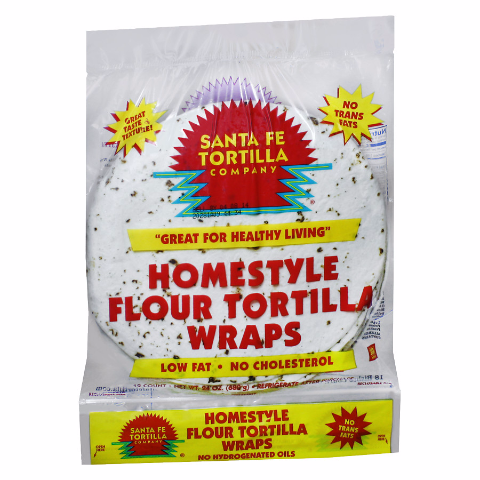 Order Santa Fe Homestyle Flour Torilla 12 Count food online from 7-Eleven store, Salem on bringmethat.com