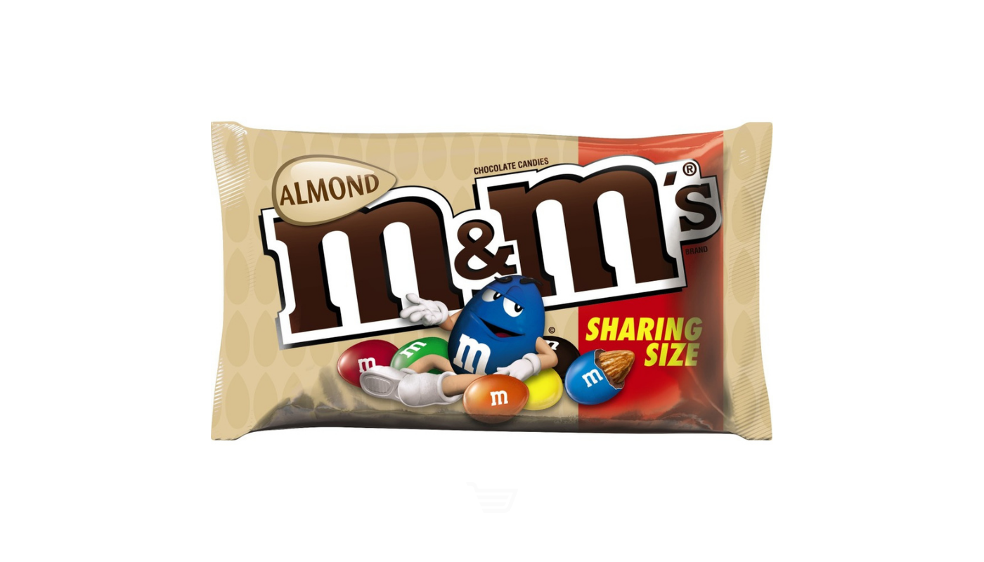 Order M&M's Sharing Size Almond 2.83oz food online from Foodland Liquor store, Santa Ana on bringmethat.com
