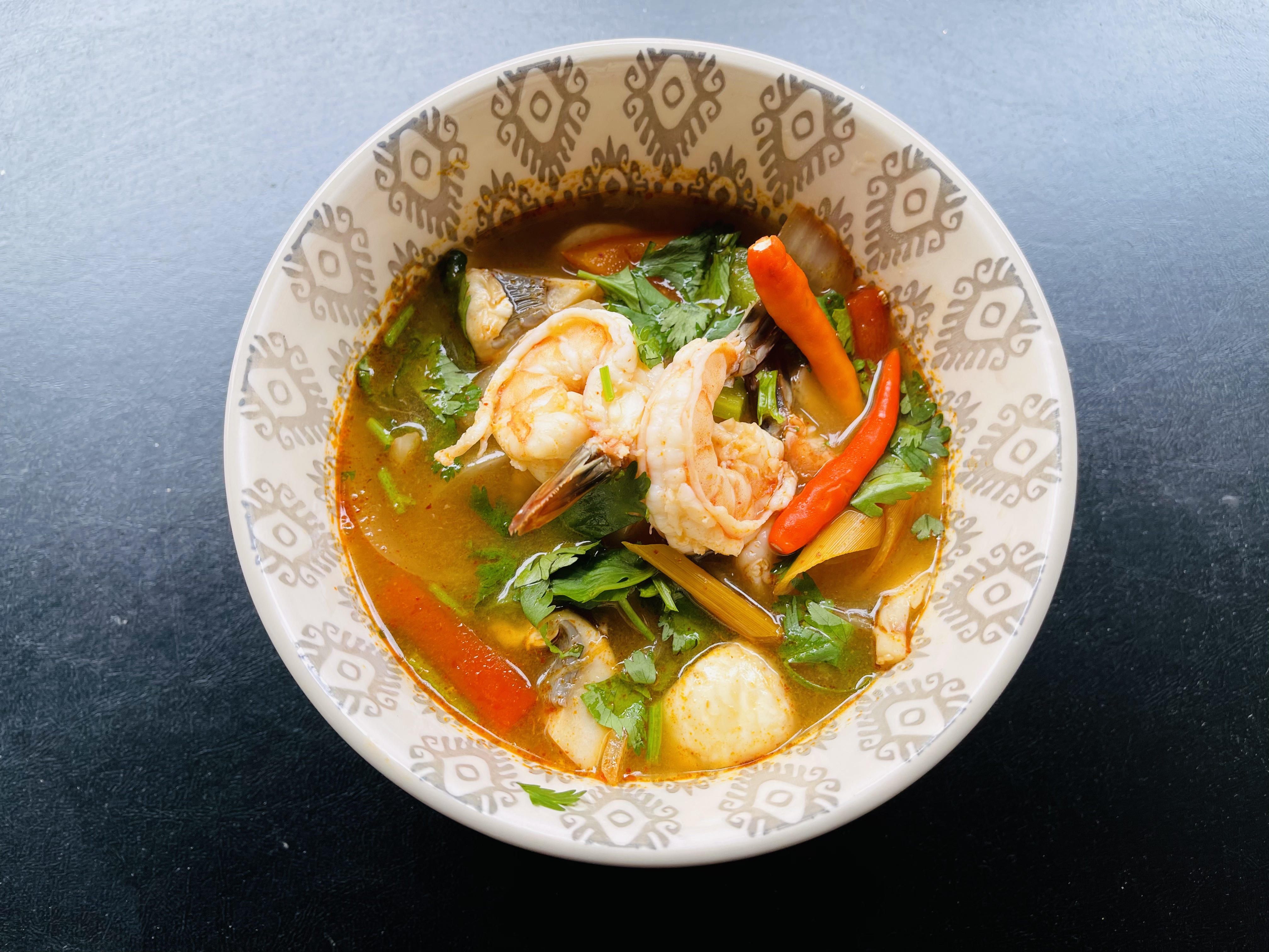 Order Tom Yum Soup food online from Thai peppercorn store, New York on bringmethat.com