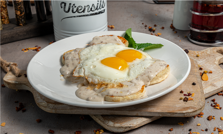 Order *Biscuits & Gravy food online from Eggsperience Irving Park store, Chicago on bringmethat.com