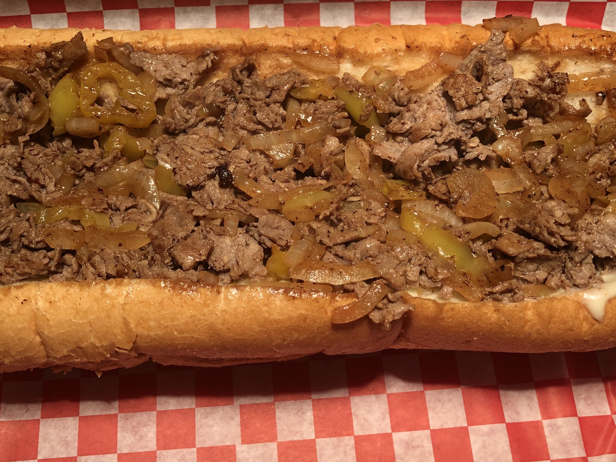 Order 6. Pepper Cheesesteak food online from Big Tony's West Philly Cheesesteaks store, Dallas on bringmethat.com