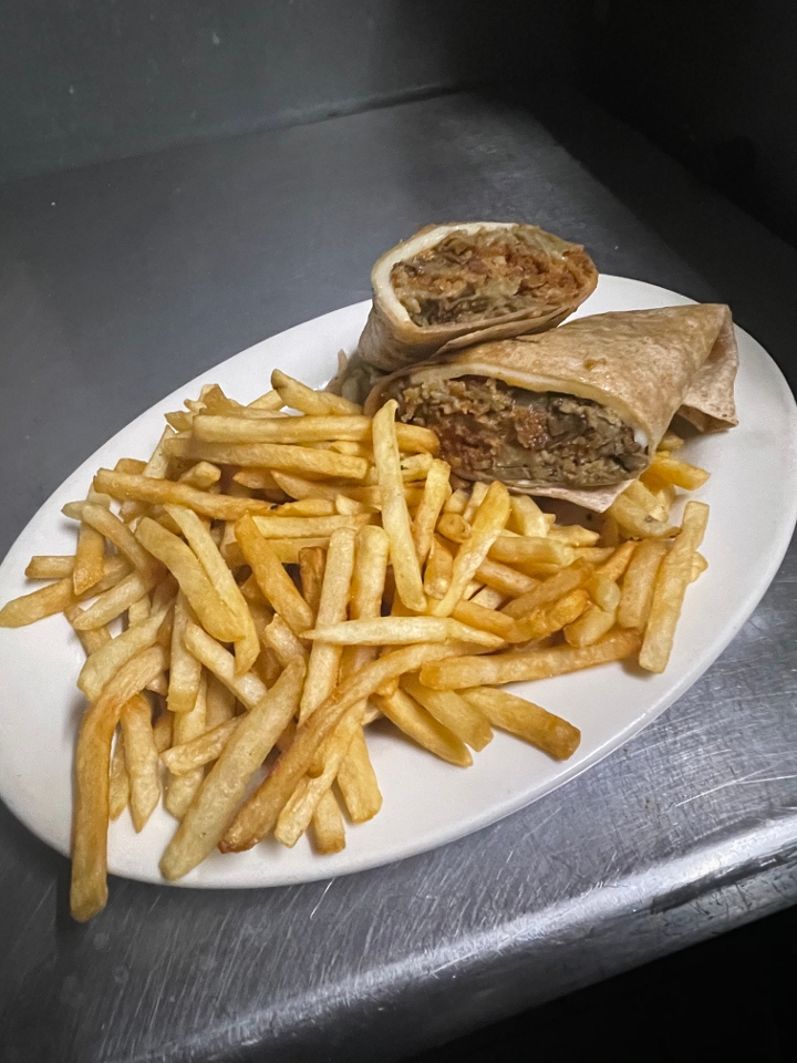 Order Eggplant Parmigiana Wrap food online from The Downtown Cafe store, Glen Cove on bringmethat.com