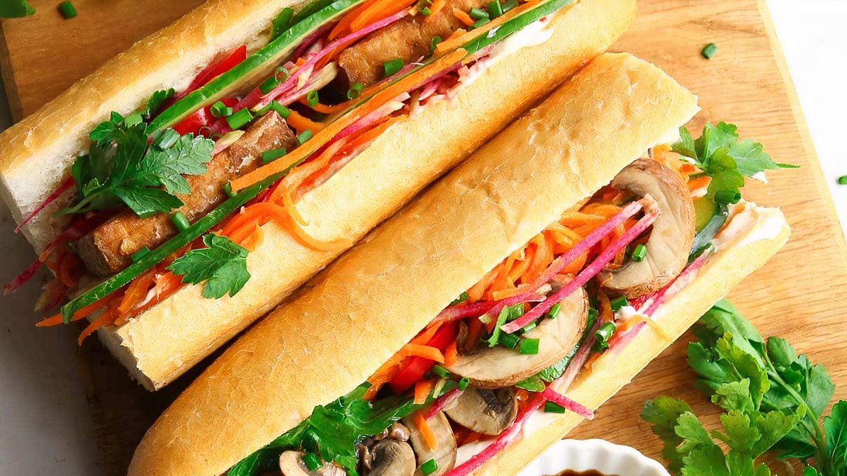 Order Vegan Banh Mi Sandwich food online from Greenz! store, San Mateo on bringmethat.com