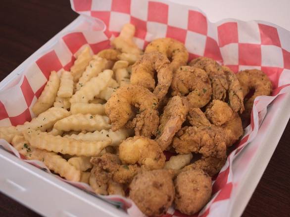 Order Fried Shrimp Platter food online from Krab Kingz Seafood store, Little Elm on bringmethat.com