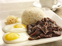 Order Tapsilog (Marinated Sirloin Strips) food online from Max Restaurant store, South San Francisco on bringmethat.com