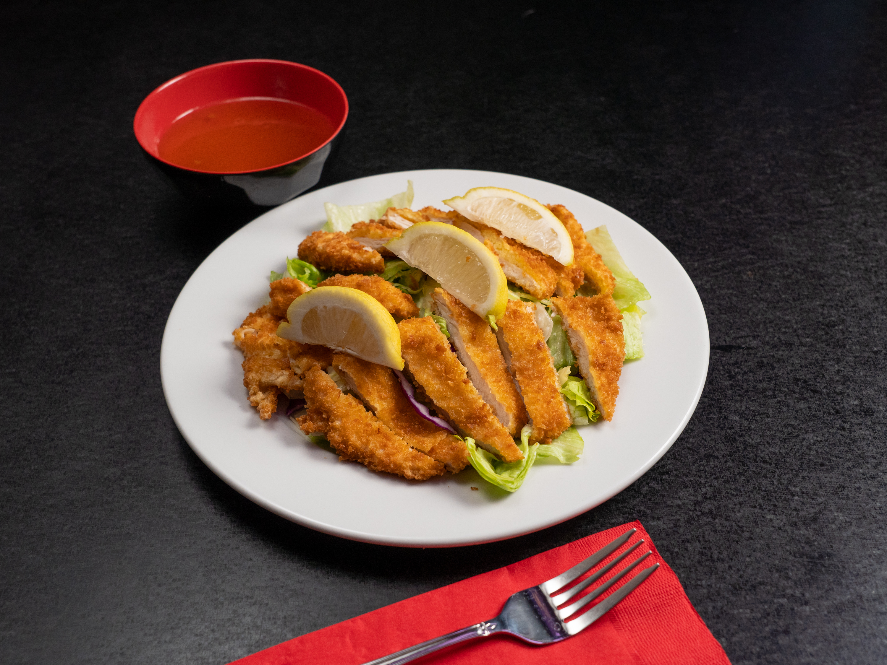 Order Lemon Chicken food online from Takeniwa Asian Fusion Bistro store, Corpus Christi on bringmethat.com
