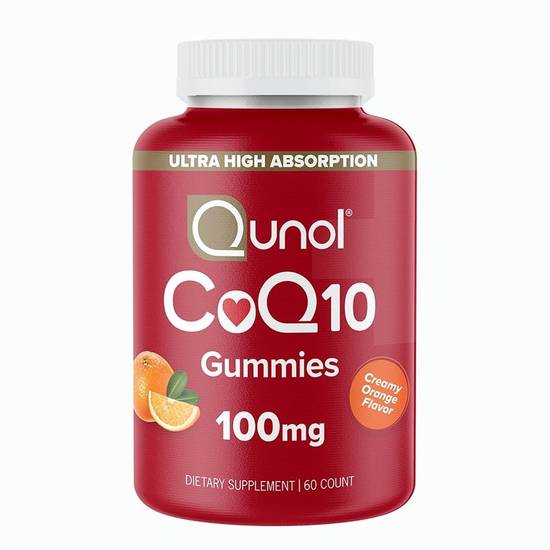 Order Qunol CoQ10 UHA Gummies 100 mg (60 ct) food online from Rite Aid store, Palm Desert on bringmethat.com