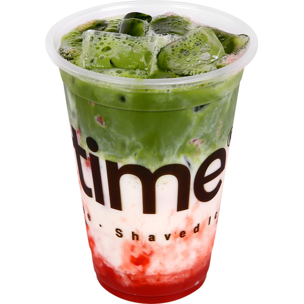 Order Strawberry Matcha Milk Tea food online from It's Boba Time  store, Canoga Park on bringmethat.com