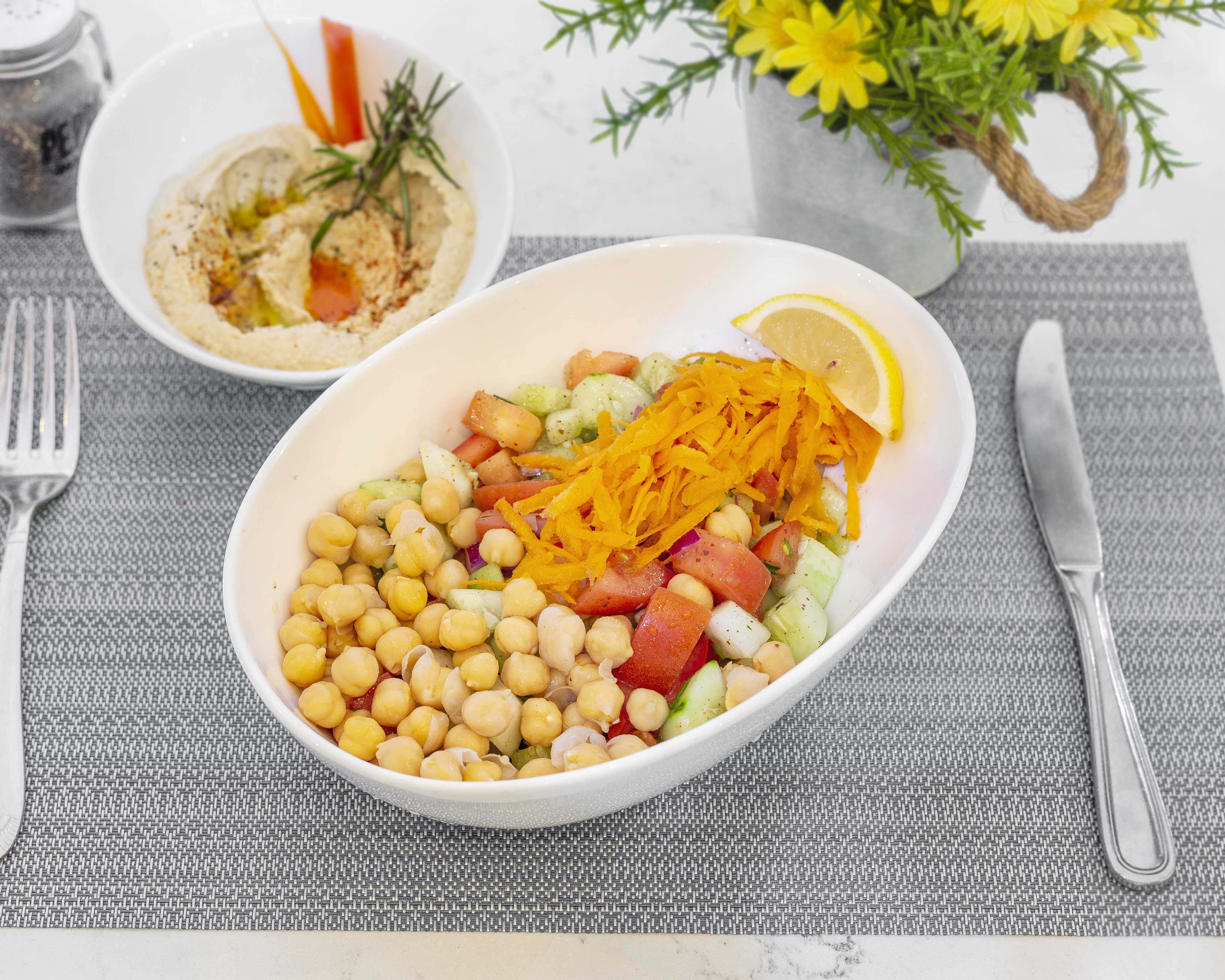 Order Chickpea Salad food online from Antalia store, New York on bringmethat.com