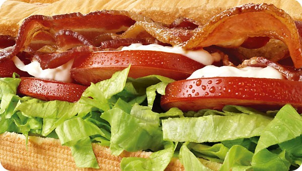 Order 7" BLT Sandwich food online from Ametis Pizza store, Clifton on bringmethat.com