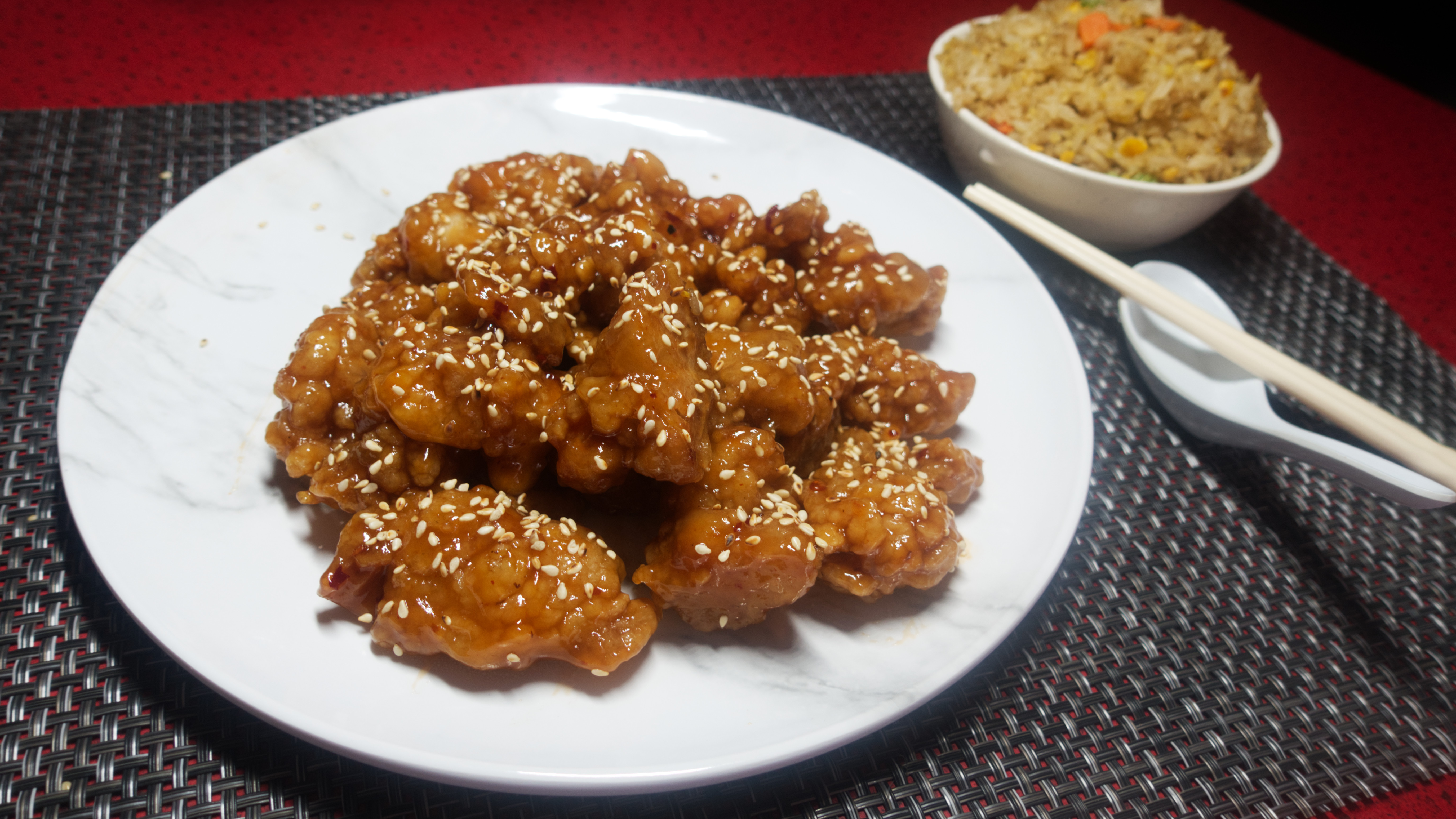 Order Sesame Chicken food online from Happy China Restaurant store, Pensacola on bringmethat.com