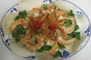 Order 12A. Goi Ngo Sen Tom Thit food online from Van Loi II Vietnamese Restaurant & Chinese BBQ store, Greensboro on bringmethat.com