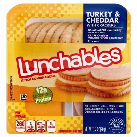 Order Lunchables Turkey & Cheddar with Crackers food online from Exxon Food Mart store, Port Huron on bringmethat.com