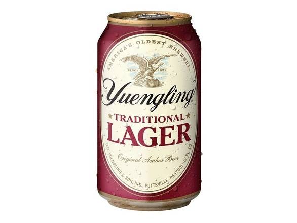 Order Yuengling Traditional Lager - 12x 12oz Cans food online from Dallas Fine Wine & Spirits Shoppe store, Dallas on bringmethat.com