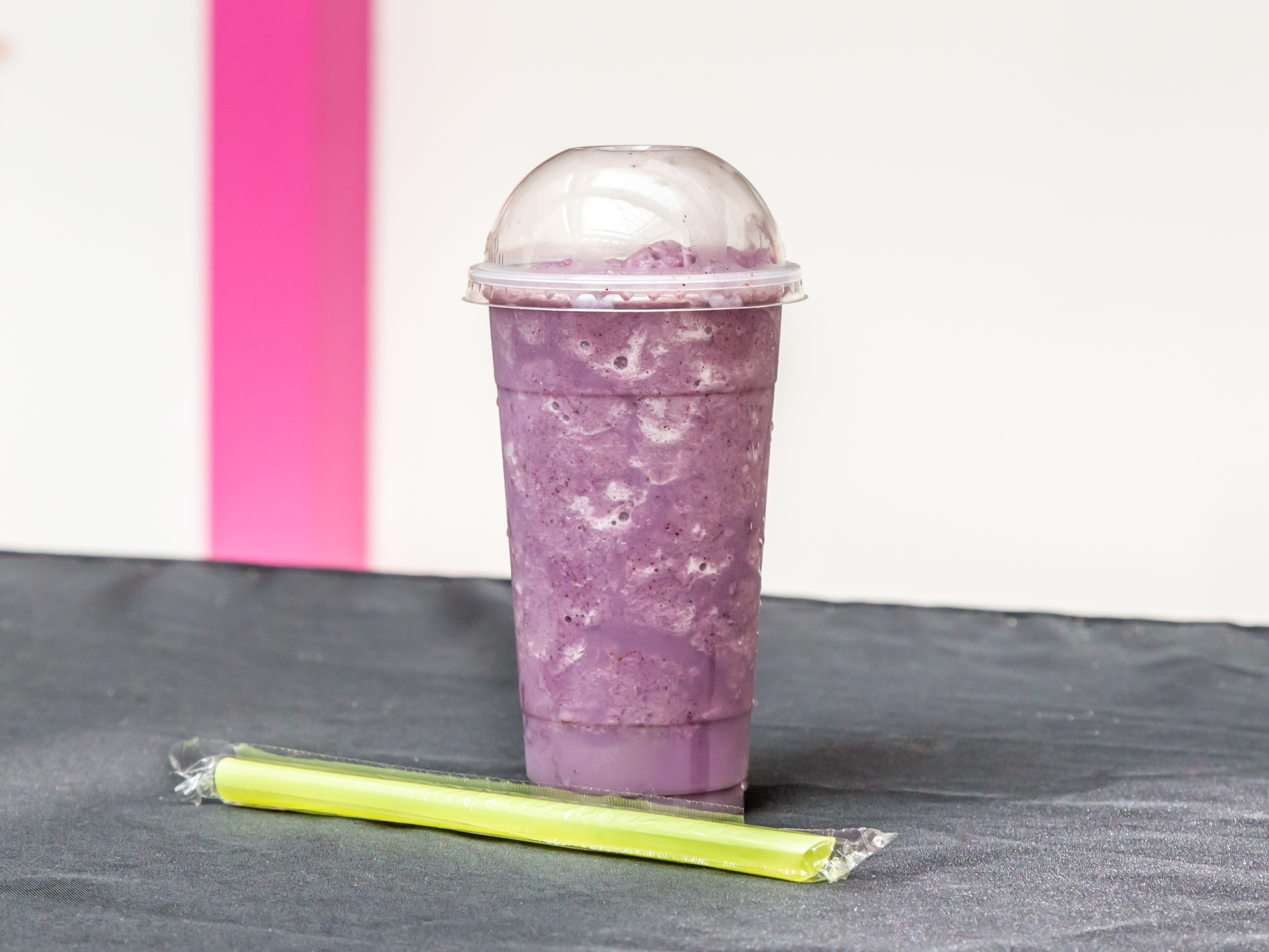 Order Banana Blueberry Smoothie food online from Happy Cup Bubble Tea store, Lafayette on bringmethat.com