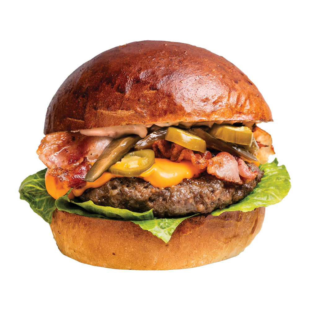 Order Blazing Burger food online from Danny Delicious Deli store, Columbus on bringmethat.com