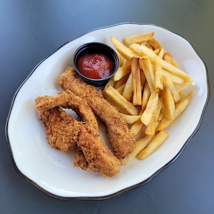 Order K-8 Chicken Finger w/Fries food online from Tacos & Tequilas Mexican Grill store, Buford on bringmethat.com