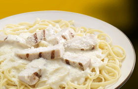 Order Chicken Alfredo food online from Vocelli Pizza store, Charlottesville on bringmethat.com