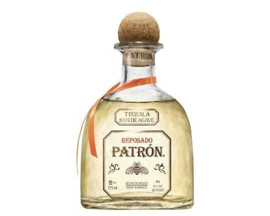Order Patron Reposado, 375mL tequila (40.0% ABV) food online from Cold Spring Liquor store, Liberty Hill on bringmethat.com