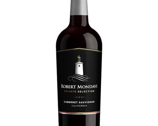 Order Robert Mondavi Private Selection Cabernet Sauvignon, 750mL red wine (13.5% ABV) food online from House Of Wine store, New Rochelle on bringmethat.com