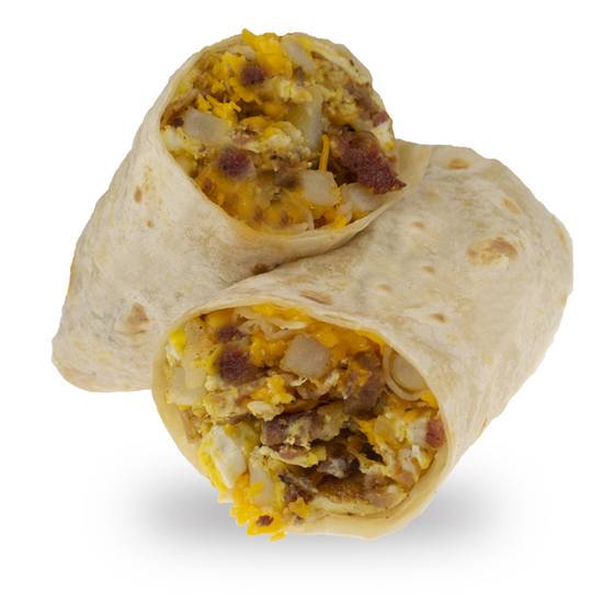Order B. Bacon, Cheese, Potatoes, and Eggs food online from Viva Burrito store, Tucson on bringmethat.com