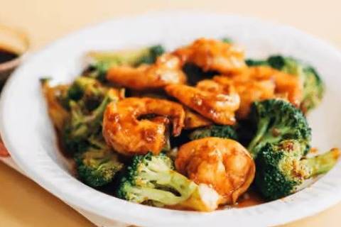 Order Jumbo Shrimp with Broccoli food online from Hunan Cottage store, Plainview on bringmethat.com